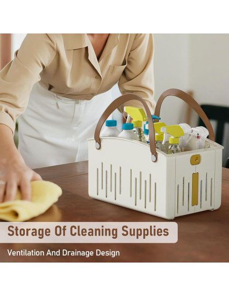 Cesta de Ducha Plegable Delamu con Asa Antideslizante 27.94x18.03cm