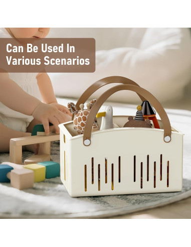 Cesta de Ducha Plegable Delamu con Asa Antideslizante 27.94x18.03cm