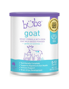 Fórmula Infantil de Leche de Cabra Bubs 567g para Bebés 0-12 Meses