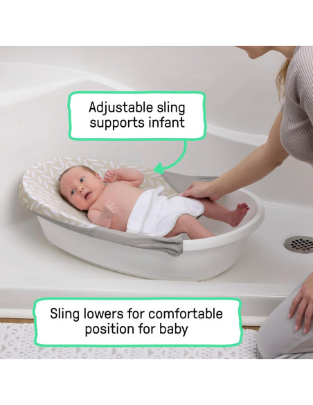 Bañera 3-en-1 Ingenuity Sylvi para Bebés y Niños Pequeños
