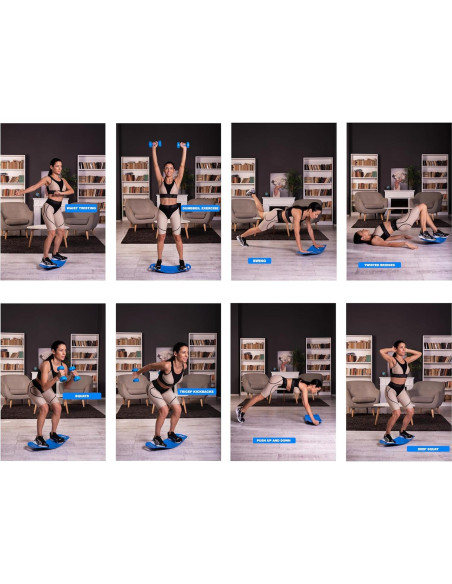 Tabla de Equilibrio Fitium Azul 65.41x28.7cm Antideslizante