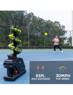 Máquina de Pelotas de Tenis Furlihong 3809BH Ajustable 48.28 km/h 2