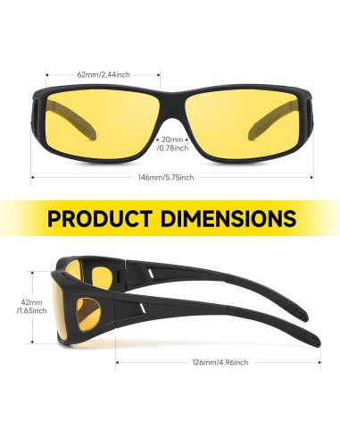 Gafas de Visión Nocturna Polarizadas Reglaaly - Unisex