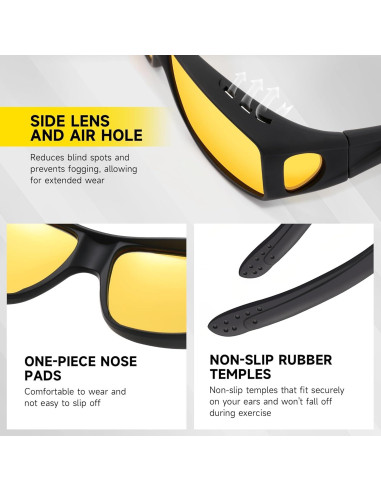 Gafas de Visión Nocturna Polarizadas Reglaaly - Unisex