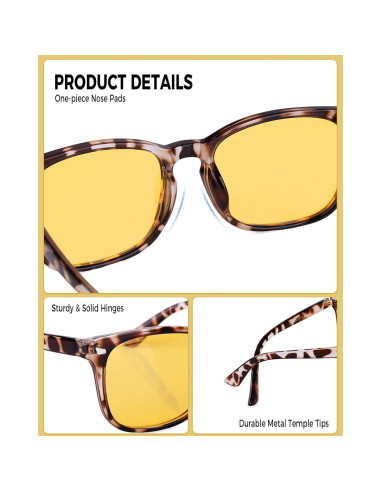 Gafas de Conducción Nocturna FIMOSON Ys013-5 Polarizadas HD