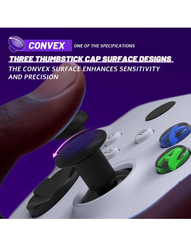Joysticks Intercambiables eXtremeRate ThumbsGear V3 para Xbox
