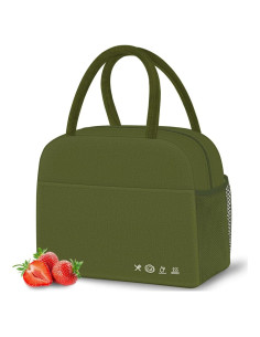 Bolsa de Almuerzo Térmica DALINDA Verde Militar 1L