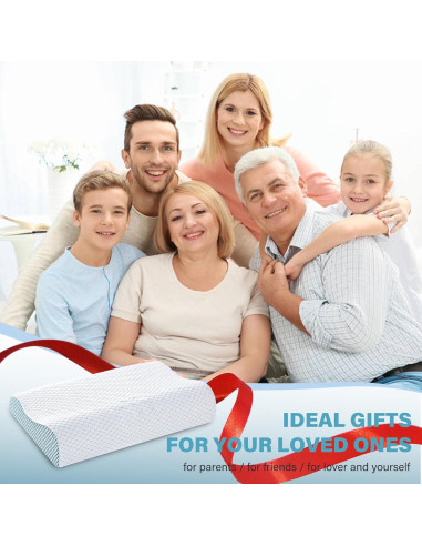 Almohadas de Espuma con Memoria SUFOR - Set de 2, Ajustables