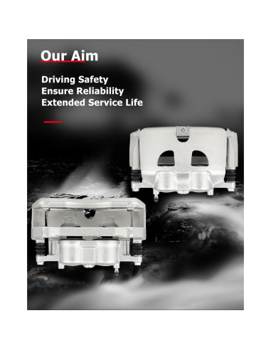 Calipers de Freno Delanteros CCIYU 18B5405/18B5404 para Ford F-150 2012-2016