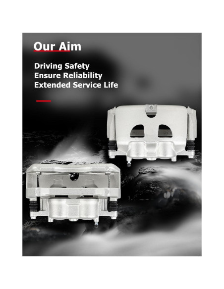 Calipers de Freno Delanteros CCIYU 18B5405/18B5404 para Ford F-150 2012-2016