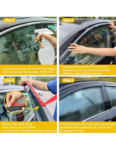 Viseras de Ventana CMVT Auto para Chevy Silverado/Sierra 1999-2007