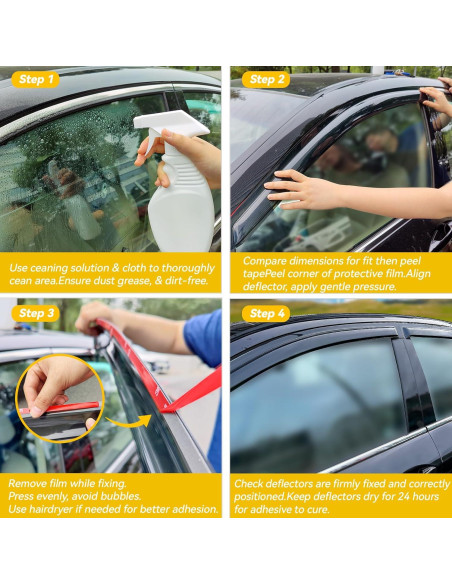 Viseras de Ventana CMVT Auto para Chevy Silverado/Sierra 1999-2007