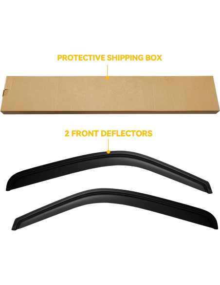 Viseras de Ventana CMVT Auto para Chevy Silverado/Sierra 1999-2007