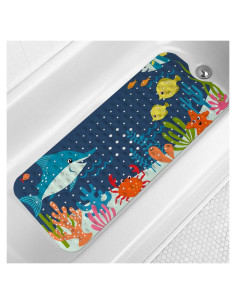 Alfombra de Baño Antideslizante Lnond Tiburones 101.6x40.6cm
