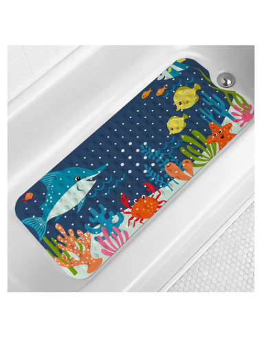 Alfombra de Baño Antideslizante Lnond Tiburones 101.6x40.6cm