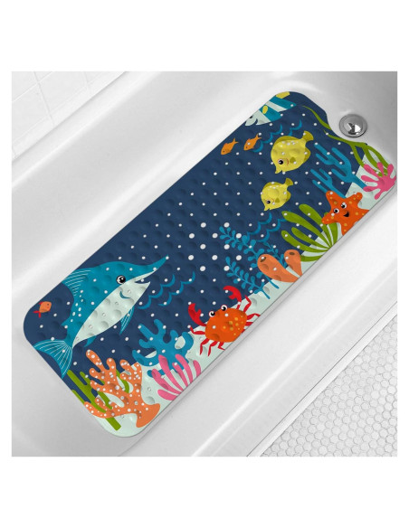 Alfombra de Baño Antideslizante Lnond Tiburones 101.6x40.6cm