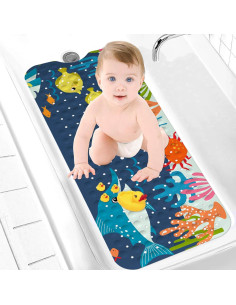 Alfombra de Baño Antideslizante Lnond Tiburones 101.6x40.6cm 2