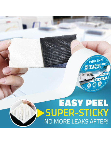 Cinta de Sellado para Techo PAULINN 10 cm x 15.24 m Blanca