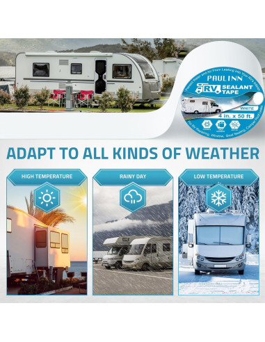 Cinta de Sellado para Techo PAULINN 10 cm x 15.24 m Blanca