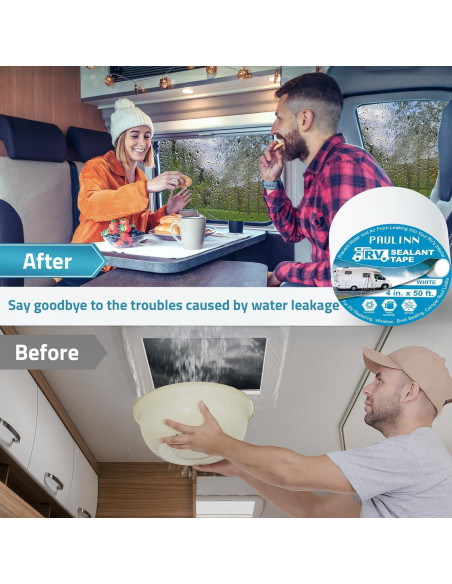 Cinta de Sellado para Techo PAULINN 10 cm x 15.24 m Blanca