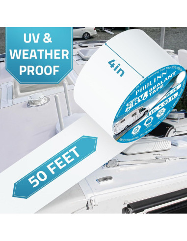 Cinta de Sellado para Techo PAULINN 10 cm x 15.24 m Blanca