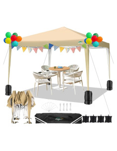 Carpa Plegable COBIZI 3x3m Impermeable con Accesorios