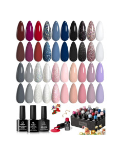 Kit de Esmalte en Gel Beetles Musa Moderna 20 Colores 5ml