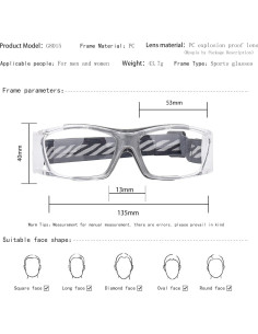 Gafas Deportivas SooGree con Protección y Correa Ajustable 2