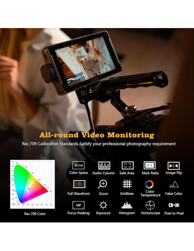 Monitor de Campo VILTROX DC-550 Pro 5.5" Full HD 1920x1080