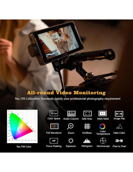 Monitor de Campo VILTROX DC-550 Pro 5.5" Full HD 1920x1080