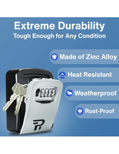 Caja de Llave RUDY RUN Montaje en Pared 2-Pack Seguridad