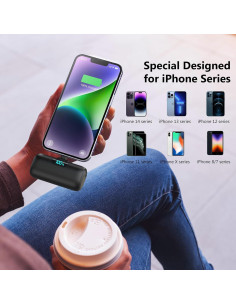 Cargador Portátil Mini 5000mAh Dongguan Carga Rápida 15W 2