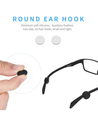 12 Correas de Gafas de Silicona para Niños y Adultos