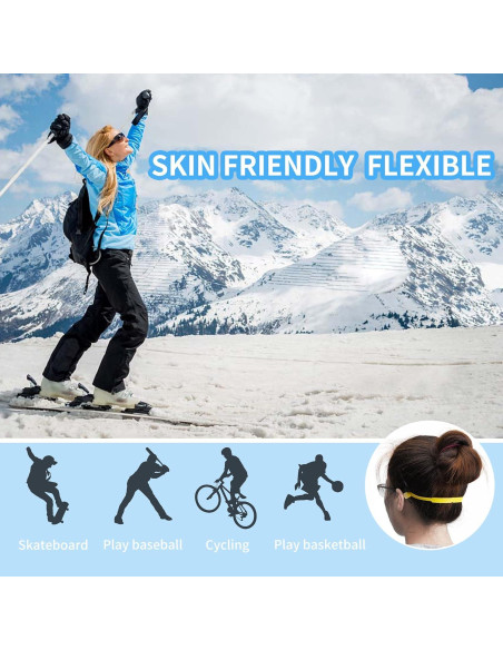 12 Correas de Gafas de Silicona para Niños y Adultos