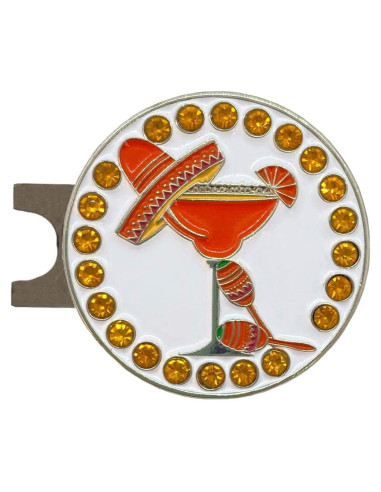 Marcador de Pelota de Golf Giggle Golf Mango Margarita - Magnético
