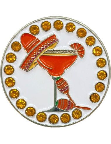 Marcador de Pelota de Golf Giggle Golf Mango Margarita - Magnético