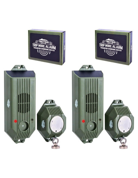 Alarma Perimetral Tactiko 2.0 Recargable 129 dB Solar USB