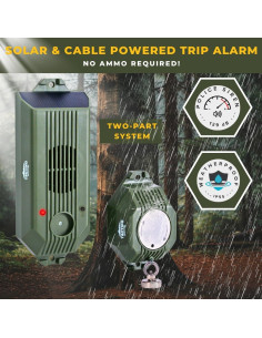 Alarma Perimetral Tactiko 2.0 Recargable 129 dB Solar USB 2