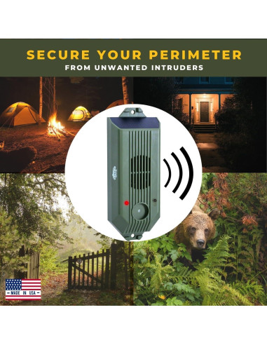 Alarma Perimetral Tactiko 2.0 Recargable 129 dB Solar USB