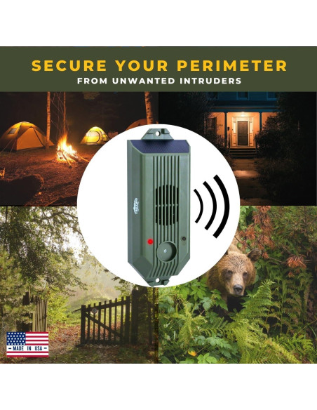 Alarma Perimetral Tactiko 2.0 Recargable 129 dB Solar USB