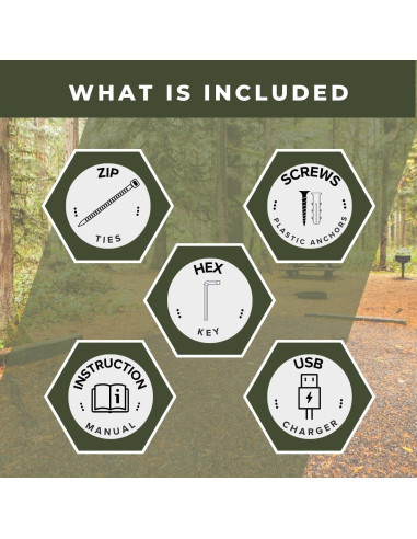 Alarma Perimetral Tactiko 2.0 Recargable 129 dB Solar USB