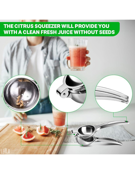 Set de Cócteles LEGLO 3 Piezas - Exprimidor, Cuchara y Muddler