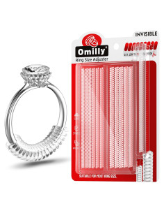 Ajustadores de Anillos de Silicona Omilly - Paquete de 12
