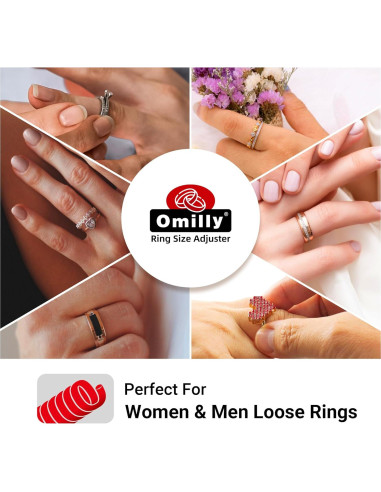 Ajustadores de Anillos de Silicona Omilly - Paquete de 12
