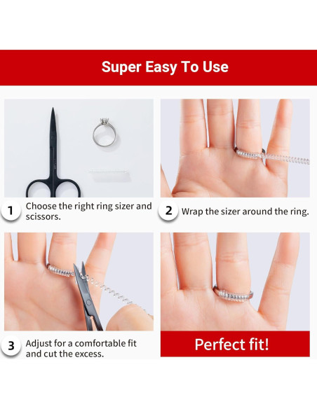 Ajustadores de Anillos de Silicona Omilly - Paquete de 12