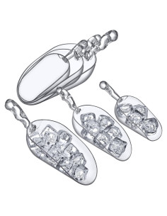 Cucharas de Hielo de Plástico Increíble Abby - Juego de 6 Piezas