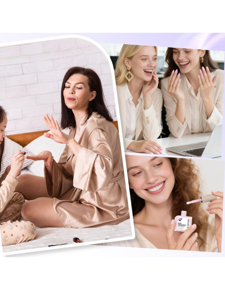 Endurecedor y Esmalte de Crecimiento Gelike 15ml Rosa 6 en 1