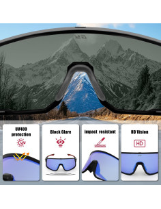 Gafas de Tiro GY Unisex con Lentes Polarizados y Estuche 2