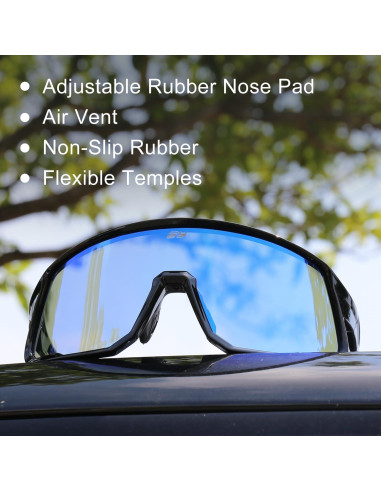 Gafas de Tiro GY Unisex con Lentes Polarizados y Estuche