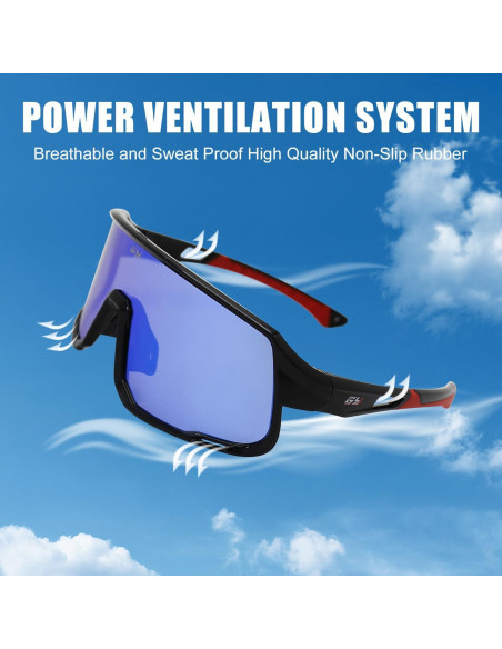 Gafas de Tiro GY Unisex con Lentes Polarizados y Estuche